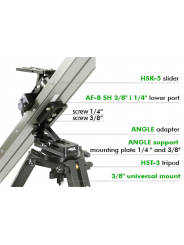 Angle support mounting plate 1/4 " and 3/8" Slidekamera -  4