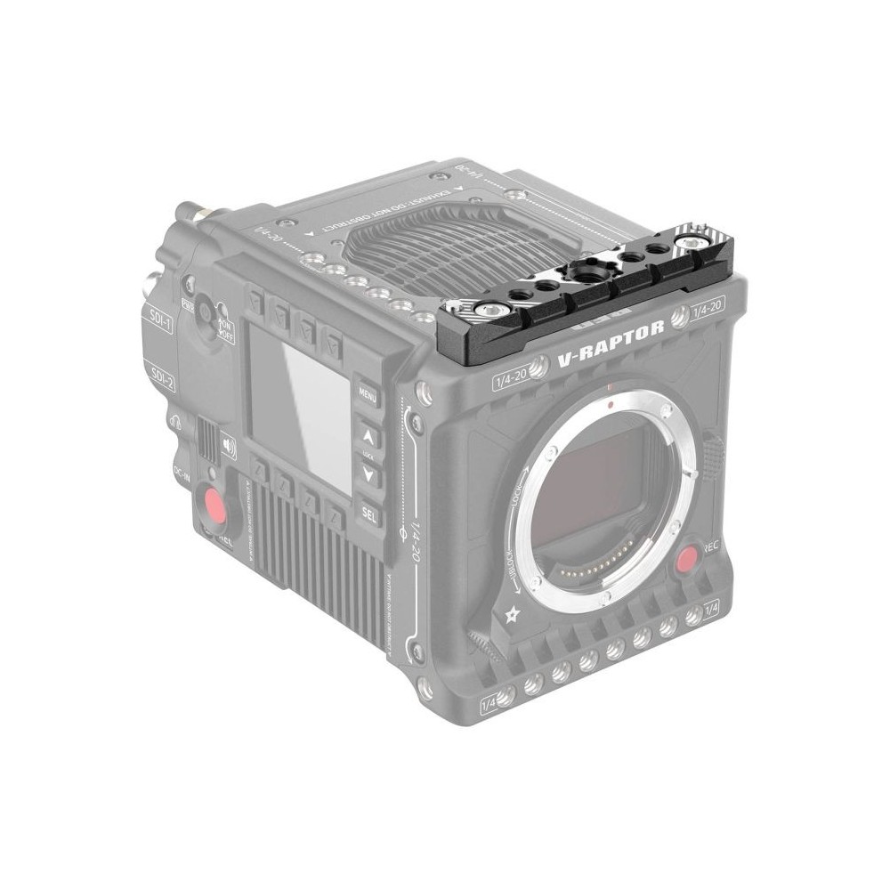 NATO Schiene für RED Komodo / V-Raptor 8Sinn - - NATO Standard- 95mm lang 2 Sicherungsstifte- 1/4" Gewindeöffnungen- 3/8"