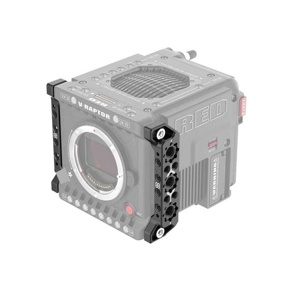 Set 2pcs Right Side Plate für RED V-Raptor 8Sinn - - reversible Platte - links/rechts kompatibel- 2 Punkte der Platte-zu-Kamera