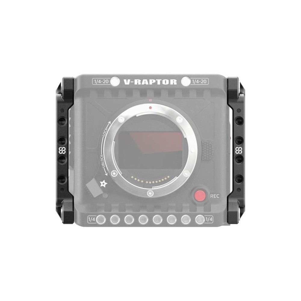 Set 2pcs Right Side Plate für RED V-Raptor 8Sinn - - reversible Platte - links/rechts kompatibel- 2 Punkte der Platte-zu-Kamera