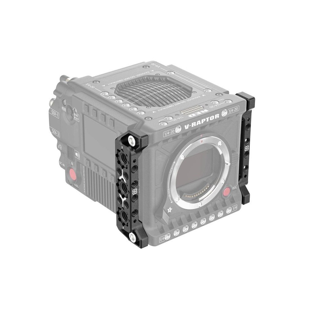 Set 2pcs Right Side Plate für RED V-Raptor 8Sinn - - reversible Platte - links/rechts kompatibel- 2 Punkte der Platte-zu-Kamera