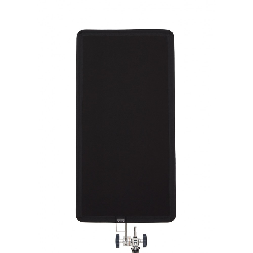 Floppy Cutter Triple High Set Udengo - Schwarze solide Flagge (Cutter) für Lichtsteuerungszwecke . Wird verwendet, um natürliche