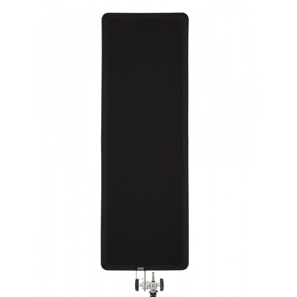 Floppy Cutter Triple High Set Udengo - Schwarze solide Flagge (Cutter) für Lichtsteuerungszwecke . Wird verwendet, um natürliche