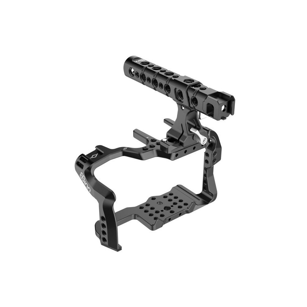 Panasonic GH5 / GH5M2 /GH5s Cage V2 8Sinn - - 1/4" mounting points- One mounting screw (bottom)- Cold shoe mount- Strap holder- 