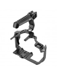 Panasonic GH5 / GH5M2 /GH5s Cage V2 8Sinn - - 1/4" Befestigungspunkte- Eine Befestigungsschraube (unten)- Kalte Schuhhalterung-