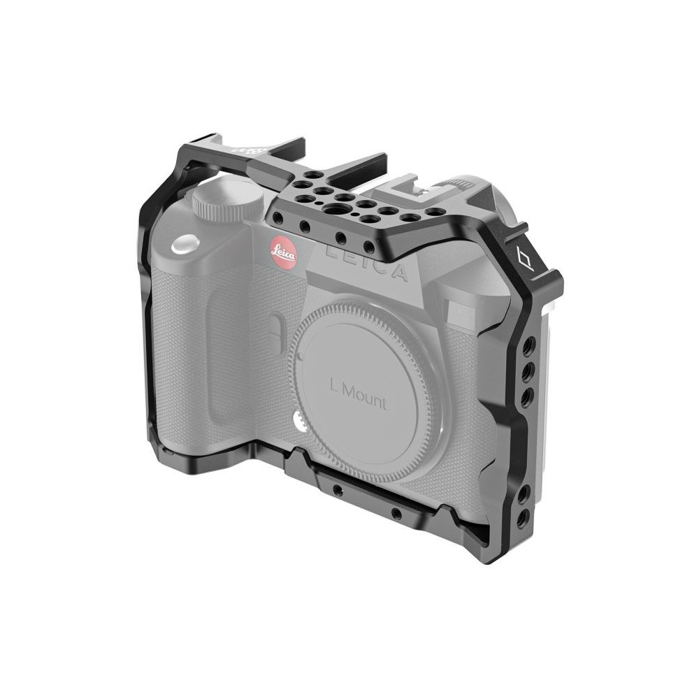 Leica SL2 / SL2-S Cage 8Sinn - Key features:- 1/4” mounting points- 3/8” mounting points with Arri locating pins- M4 mounting po
