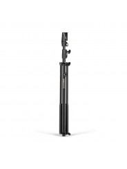 Stand Lighting Cine Steel Black Manfrotto - 
Maximum Height: 212cm
Minimum Height:131cm
Closed Length: 112cm
Risers: 1
Max Load: