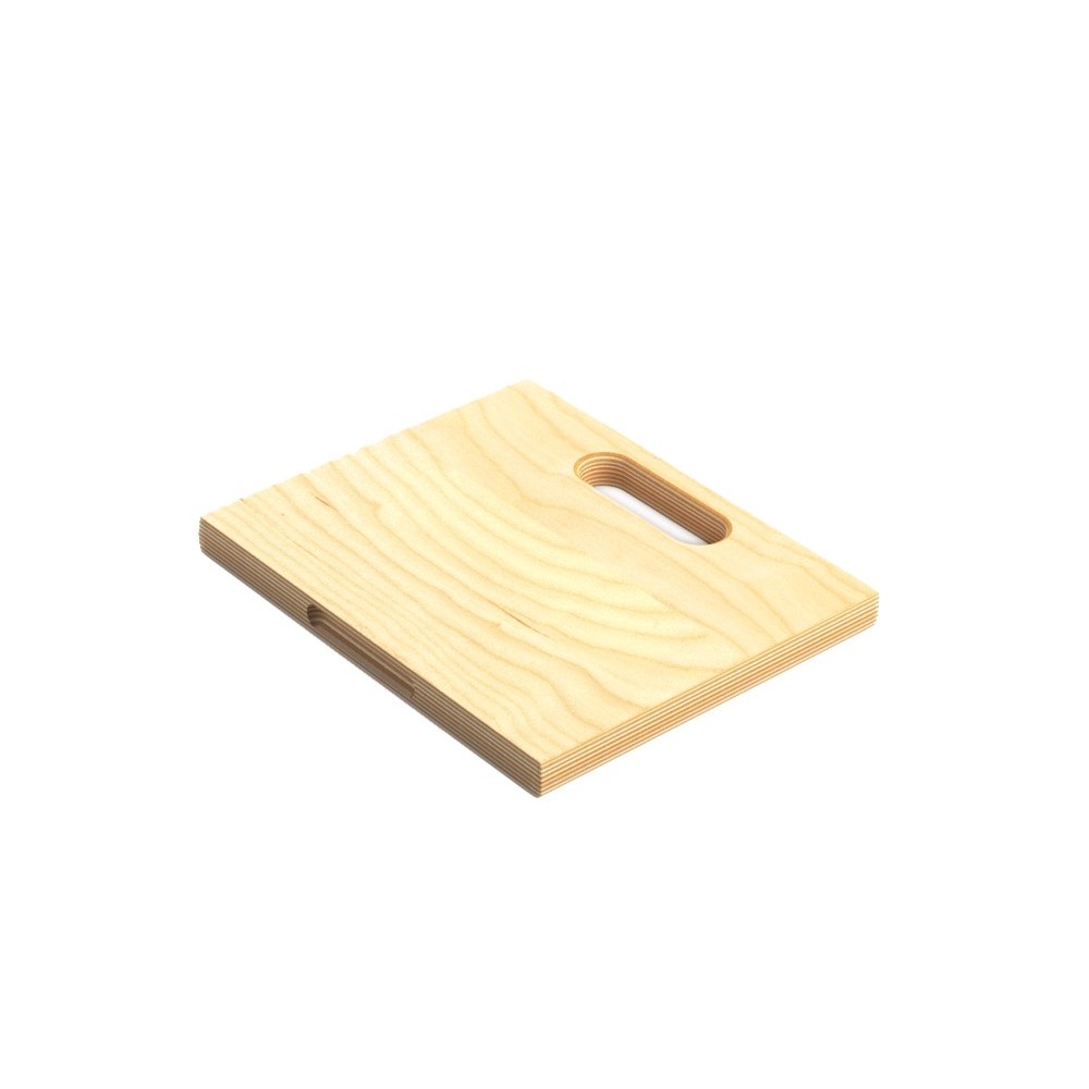 Mini Apple Box Eighth (Mini Pancake) Udengo - Size: 1" x 10" x 12" (2.4 cm x 25,5 cm x 30,5 cm)Weight: 2,6lbs (1,2 kg) Material: