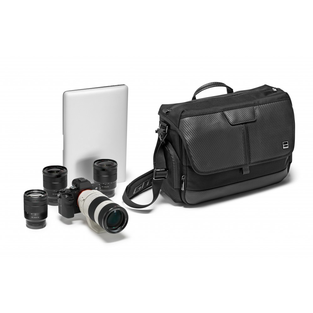 Gitzo Torba Messenger Gitzo - Hält Kameraausrüstung wie eine Leica M, ein Sony A7-Kit oder ein DJI Mavic-Kit G-Lock-Klappenversc