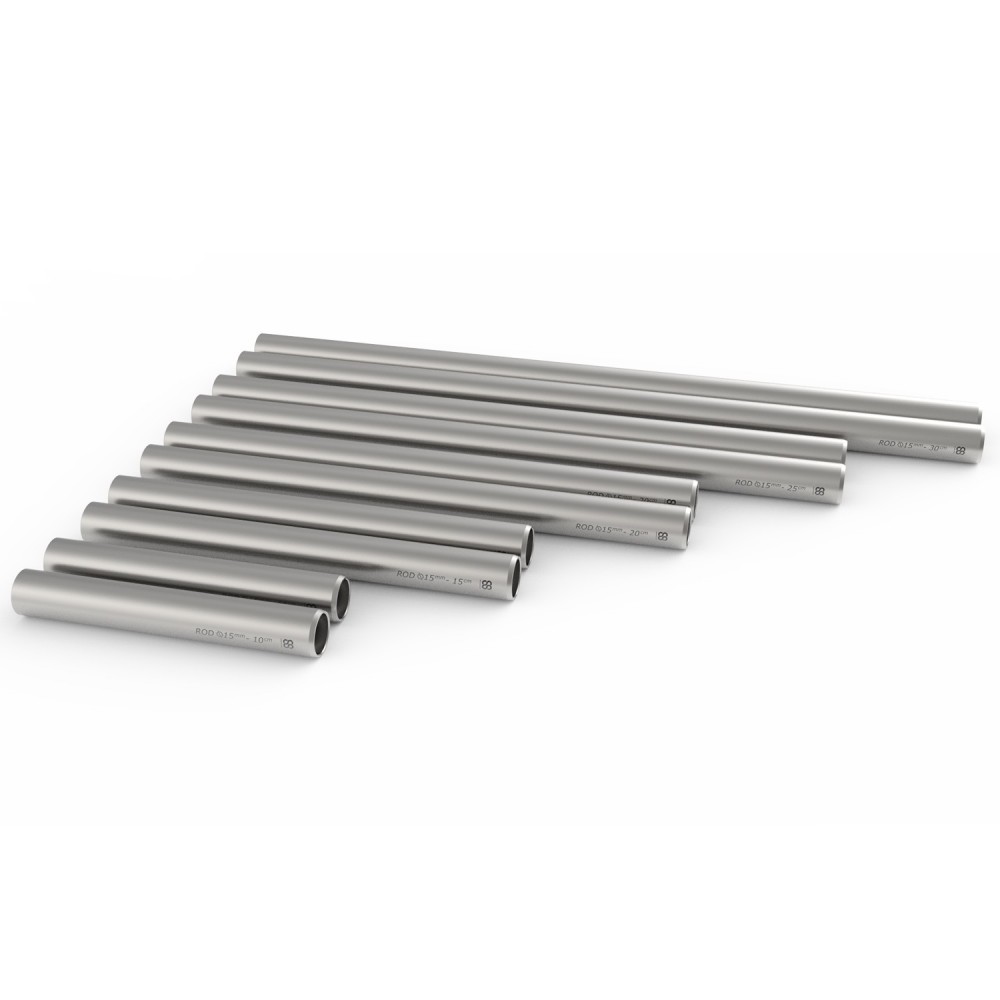 15mm Silver Rods 8Sinn - Hauptmerkmale:
M12 Innengewinde an beiden Enden
Verfügbare Längen: 10, 15, 20, 25, 30cm
Hergestellt