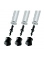Short Spike And Rubber Foot - 30mm (Set of 3) Gitzo - 
Tripod accessory set of 3 short spike and rubber cap feet
30mm foot diame
