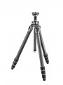 Tripod Mountaineer series 3 long, 4 sections Gitzo - 
Eye level, stiffer 4-section Carbon eXact fiber tripod
Angle selector and 