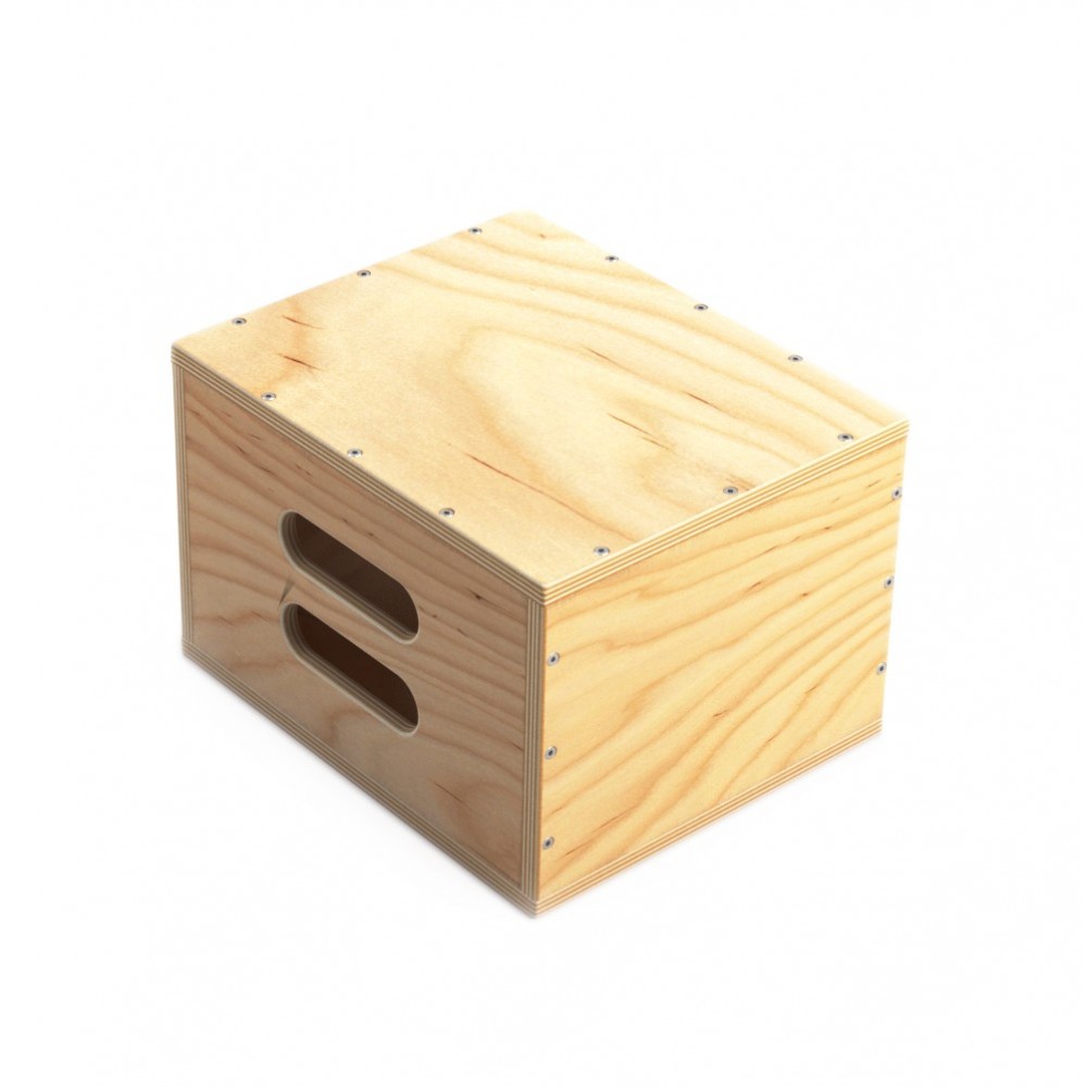 Mini Holzkisten Voll - Mini Apple Box Full Udengo - Größe: 20,4 cm x 25,5 cm x 30,5 cm (8 "x 10" x 12 ")Gewicht: 3,6 kg
Material