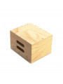 Mini Apple Box Full Udengo - Size: 8" x 10" x 12" (20,4 cm x 25,5 cm x 30,5 cm)Weight: 6,6 lbs (3,0 kg) 
Material: 12mm birch/pi