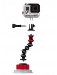 Joby Przyssawka Saugnapf & GorillaPod-Arm Joby - Die perfekte Halterung zum schnellen Anbringen Ihrer GoPro/Action-Kamera an gla