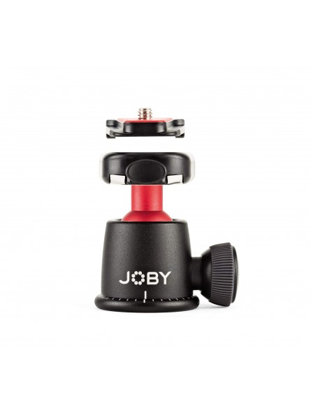 BallHead 3K Joby - Precision engineered ball head featuring a bubble level, 1/4''-20 quick release clip and the strength to supp