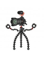 GorillaPod 5K Rig Joby - Patentiertes GorillaPod-Kugelkopfdesign mit gummierten Griffen Sichere Hauptkamera plus 2 Geräte mit ei