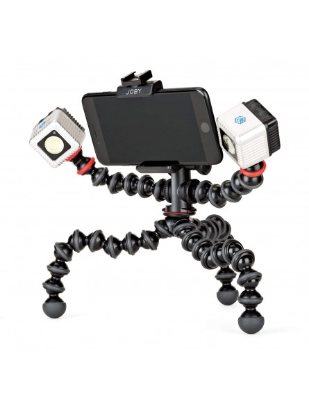 Joby GorillaPod Mobile Rig Joby - Patentiertes GorillaPod-Kugelkopfdesign mit gummierten Griffen Sichern Sie jedes Smartphone im
