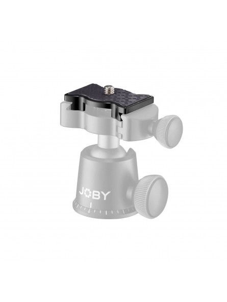 QR Plate 3K PRO Joby - Compact Design Arca-Swiss Compatible base plate for BallHead 3K PRO. Supports latest Premium Mirrorless C