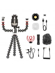 GorillaPod Mobile Vlogging Kit Joby - 
Portable &amp; Lightweight - Designed for the Mobile Content Creator
Flexible - GorillaPo