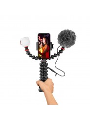 GorillaPod Mobile Vlogging Kit Joby - 
Portable &amp; Lightweight - Designed for the Mobile Content Creator
Flexible - GorillaPo