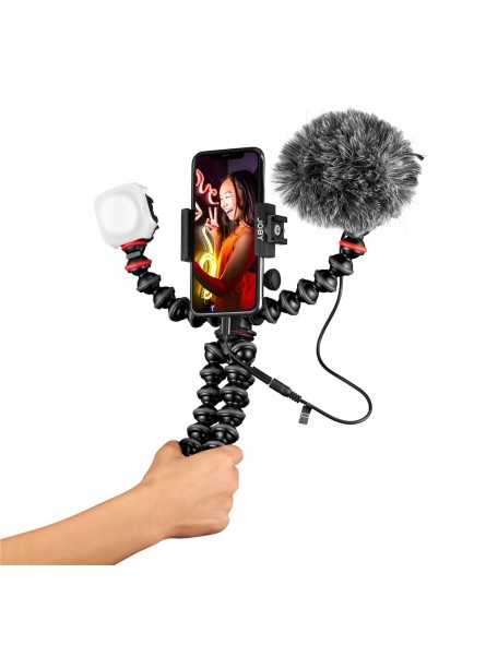 Joby GorillaPod Mobile Vlogging Kit Joby - Tragbar und leicht – Entwickelt für den Ersteller mobiler Inhalte Flexibel - GorillaP