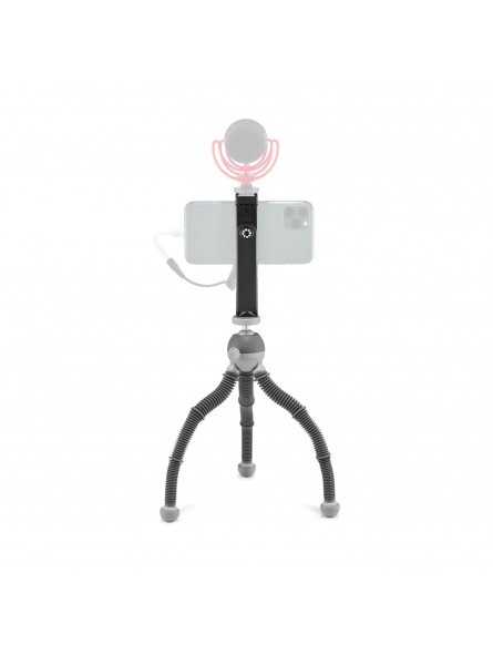 PodZilla Flexible Mobile Tripod Medium Kit Gray Joby - Flexible tripods available in a range of colors that are perfect for on-t