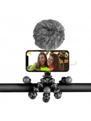 GorillaPod Creator Kit Joby - 
GripTight Smart Mount securely holds up to Pro Max size phone
Works in landscape or portrait mode