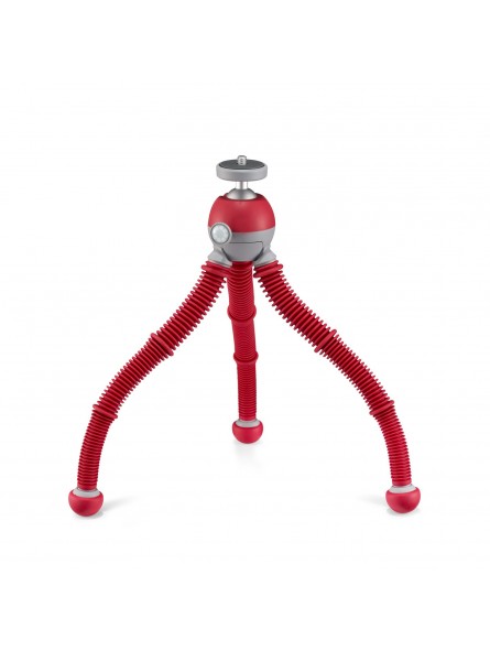 PodZilla Flexible Tripod Medium Kit Red Joby - Flexible tripods available in a range of colors that are perfect for on-the-go cr