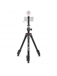 Compact Light Kit Joby - 
Full Size Tripod with JOBY DNA
Simple locking 1/4-20'' wheel mount
Supplied with vlogging phone mount
