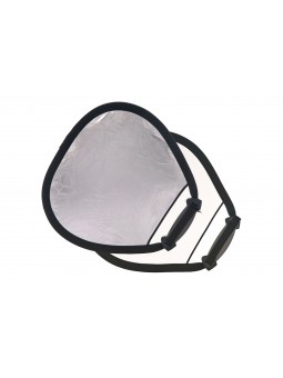 Trigrip Reflector Mini 45cm Silver/White Lastolite - 
Collapsible and reversible
Carry bag included
TriGrip can be held with jus