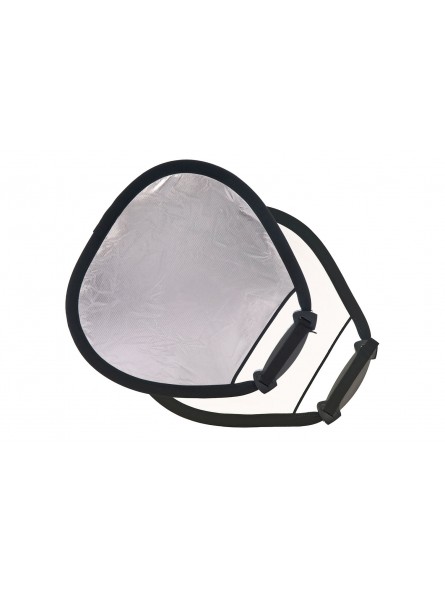 Trigrip Reflector Mini 45cm Silver/White Lastolite - 
Collapsible and reversible
Carry bag included
TriGrip can be held with jus