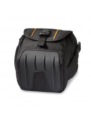 Adventura SH 120 II Lowepro - 
Fits compact DSLR with attached kit lens
Customize fit with adjustable divider system in main com