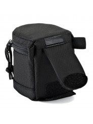 Lowepro Lens Case 7x8cm Black Lowepro - Objektivtasche für ein kleines Zoomobjektiv für Micro Four Thirds und spiegellose Kamera