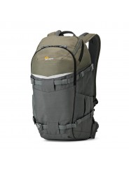 Flipside Trek BP 350 AW Grey Lowepro - 
Carries a DSLR camera kit with extra lenses and a 10'' tablet
Flipside body-side access 