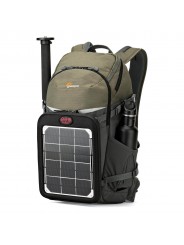 Flipside Trek BP 350 AW Grey Lowepro - 
Carries a DSLR camera kit with extra lenses and a 10'' tablet
Flipside body-side access 