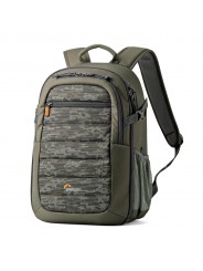 Tahoe BP 150 Mica/Pixel Camo Lowepro - 
Fits DSLR with kit lens (such as 18-135mm) extra lens, flash
Main compartment has UltraF