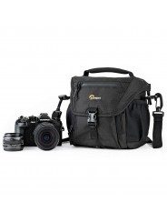 Lowepro Torba Nova 140 AW II Black Lowepro - Passend für spiegellose Kameras oder kompakte DSLRs mit angeschlossenem 17-85 mm ..