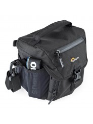 Nova 140 AW II, Black Lowepro - 
Fits mirrorless camera or compact DSLR with attached 17-85mm ...
All Weather AW Cover™, water r