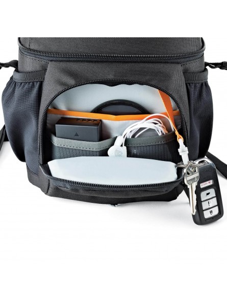Nova 140 AW II, Black Lowepro - 
Fits mirrorless camera or compact DSLR with attached 17-85mm ...
All Weather AW Cover™, water r
