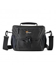 Nova 180 AW II Black Lowepro - 
Fits Pro-depth DSLR &amp; attached 24-105mm lens, 3-4 extra lenses
All Weather AW Cover™, water 