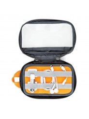 GearUp Pouch Mini Lowepro - 
Phone cords, cables, adapters, batteries, chargers, USB sticks
Removable 2-sided Organizer Panel wi