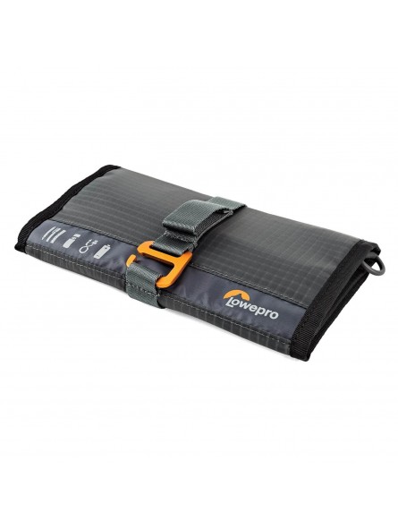 GearUp Wrap Lowepro - Compact travel organizer for phone cables, adapters, USB memory sticks and small devices.

Padded slots wi