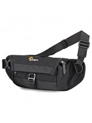 m-Trekker HP 120, Black Lowepro - 
Comfortably wear cross-body or as waist pack
Front zip pockets holds lens caps and small item