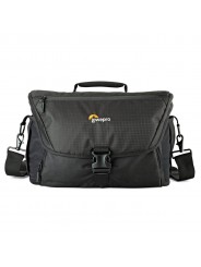 Nova 200 AW II, Black Lowepro - 
Fits 1-2 Pro DSLR with attached 24-105mm and 3-5 extra lenses
All Weather AW Cover™, water resi