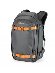 Lowepro Plecak Whistler BP 350 AW II Grey Lowepro - Der Zugang von oben und der Gehäuseseite passt zu Standard DSLR &amp; Pro Mi