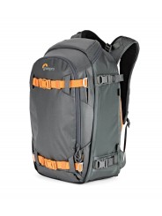 Lowepro Plecak Whistler BP 350 AW II Grey Lowepro - Der Zugang von oben und der Gehäuseseite passt zu Standard DSLR &amp; Pro Mi