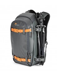 Lowepro Plecak Whistler BP 350 AW II Grey Lowepro - Der Zugang von oben und der Gehäuseseite passt zu Standard DSLR &amp; Pro Mi