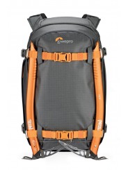 Lowepro Plecak Whistler BP 350 AW II Grey Lowepro - Der Zugang von oben und der Gehäuseseite passt zu Standard DSLR &amp; Pro Mi