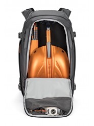 Lowepro Plecak Whistler BP 350 AW II Grey Lowepro - Der Zugang von oben und der Gehäuseseite passt zu Standard DSLR &amp; Pro Mi